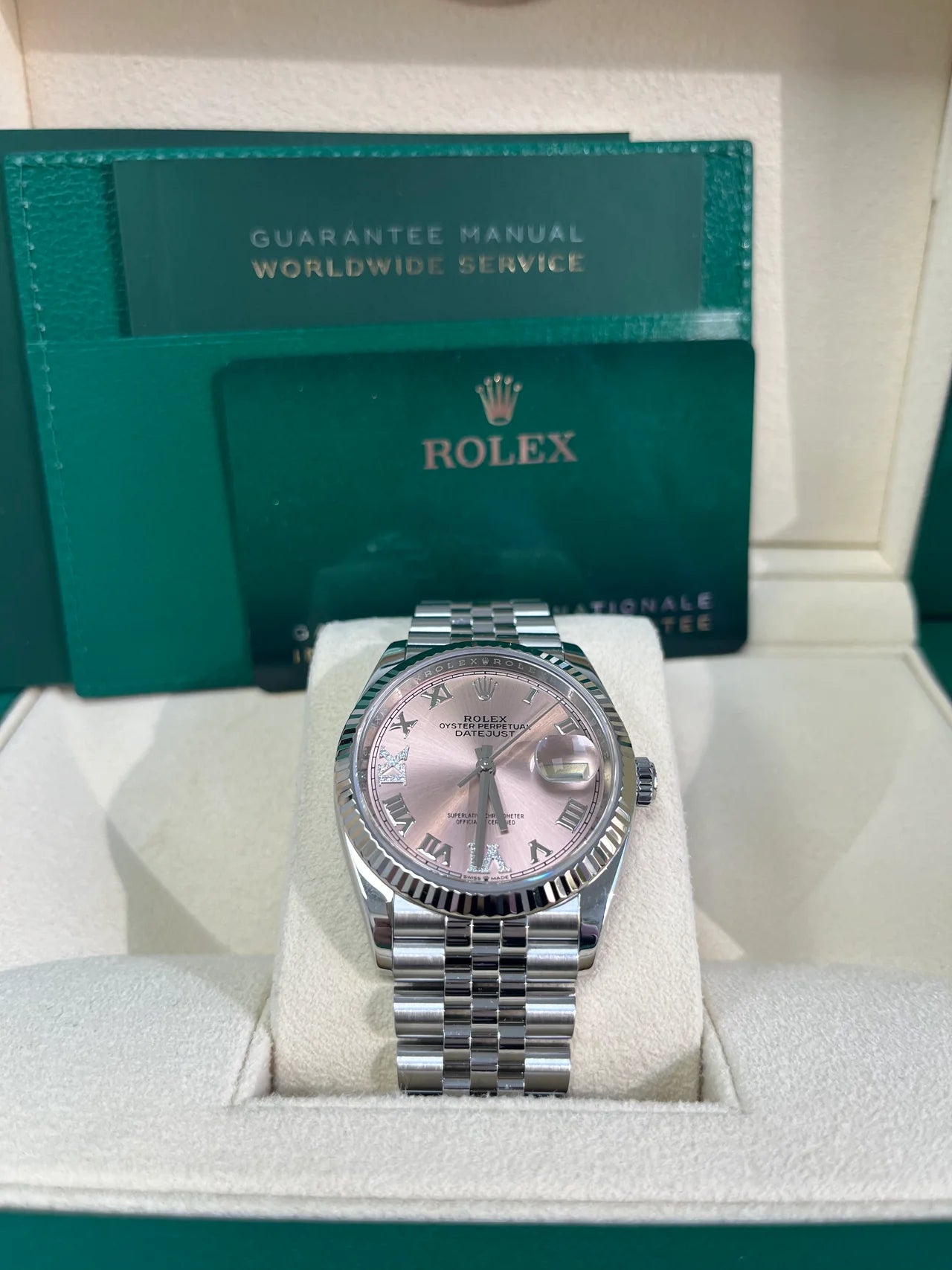 DateJust 36 mm Rosa