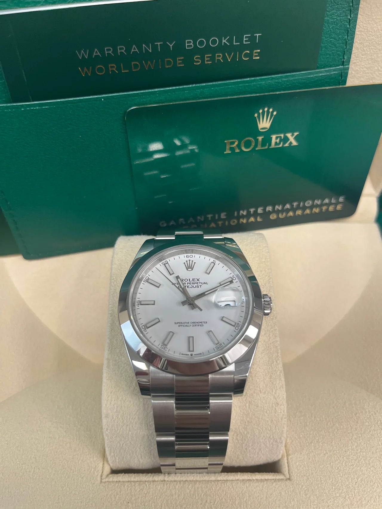 Datejust 41 Bianco