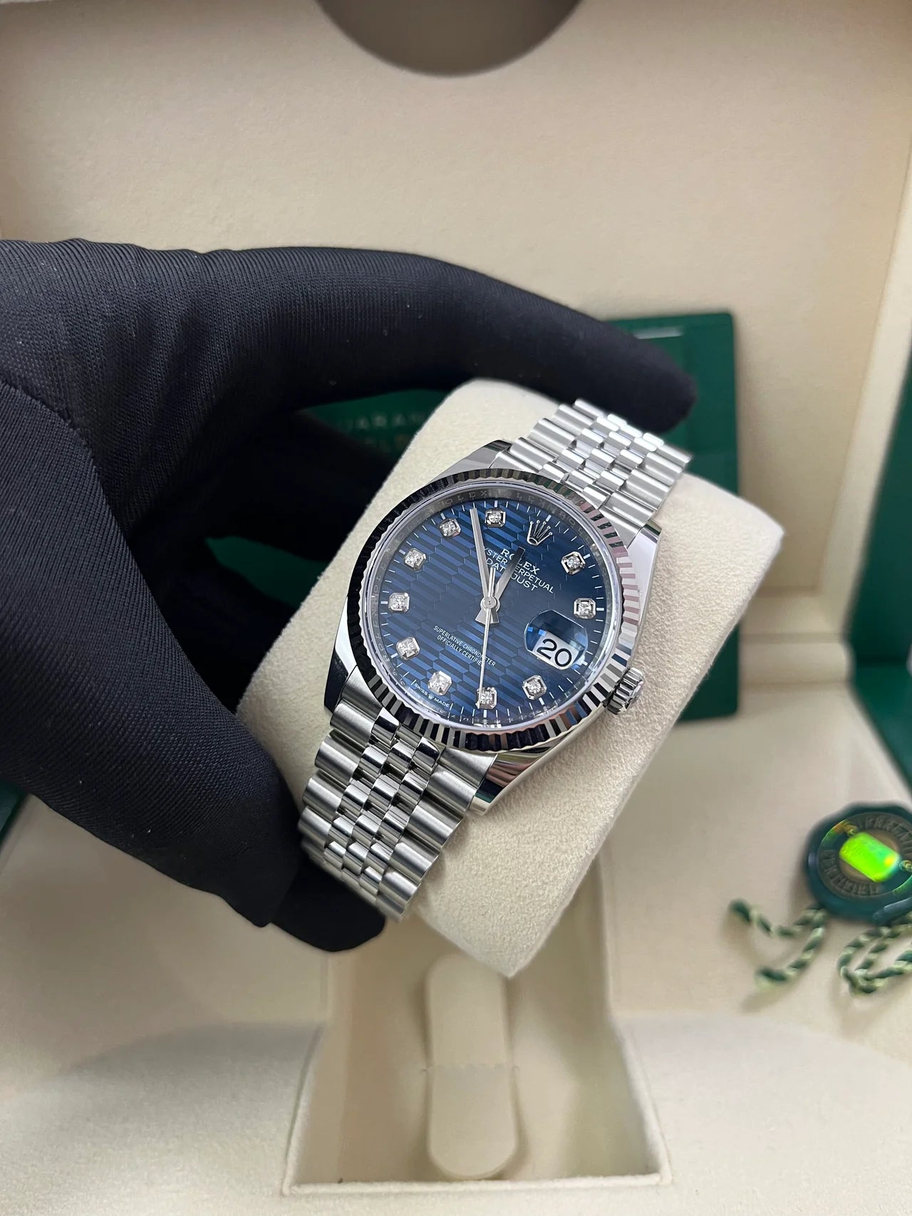 DateJust 36 mm Blu