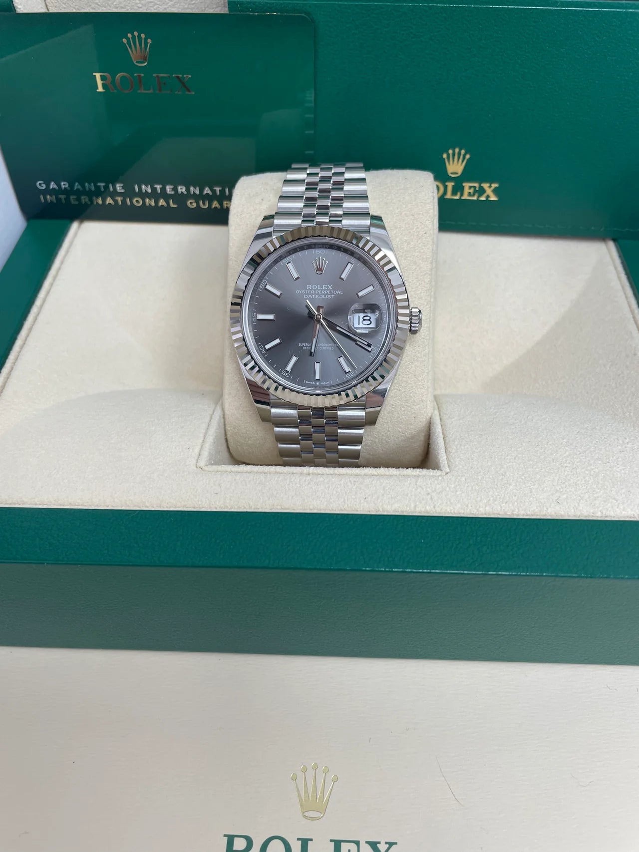 DateJust 41 mm Grigio