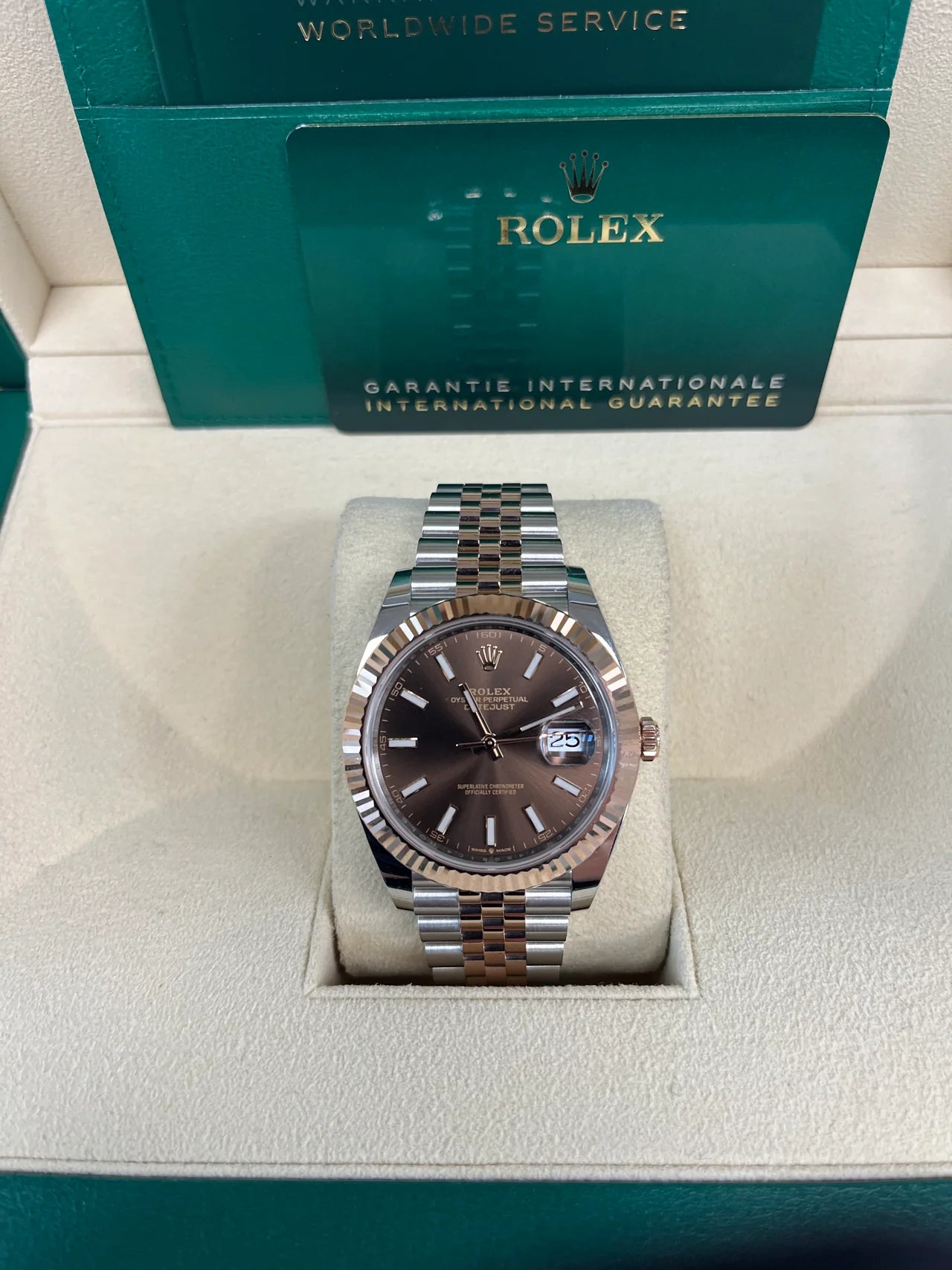 DateJust 41 mm Chocolate