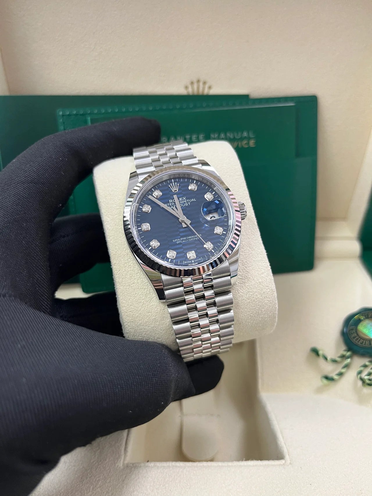 DateJust 36 mm Blu