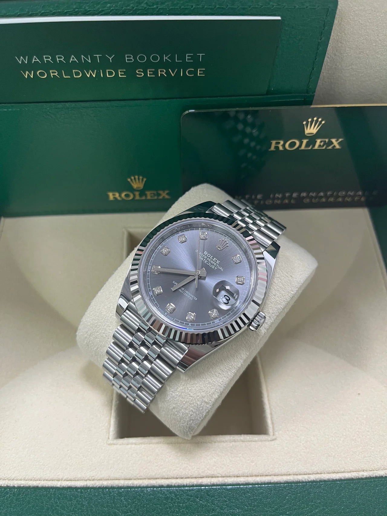 DateJust 41 mm Grigio