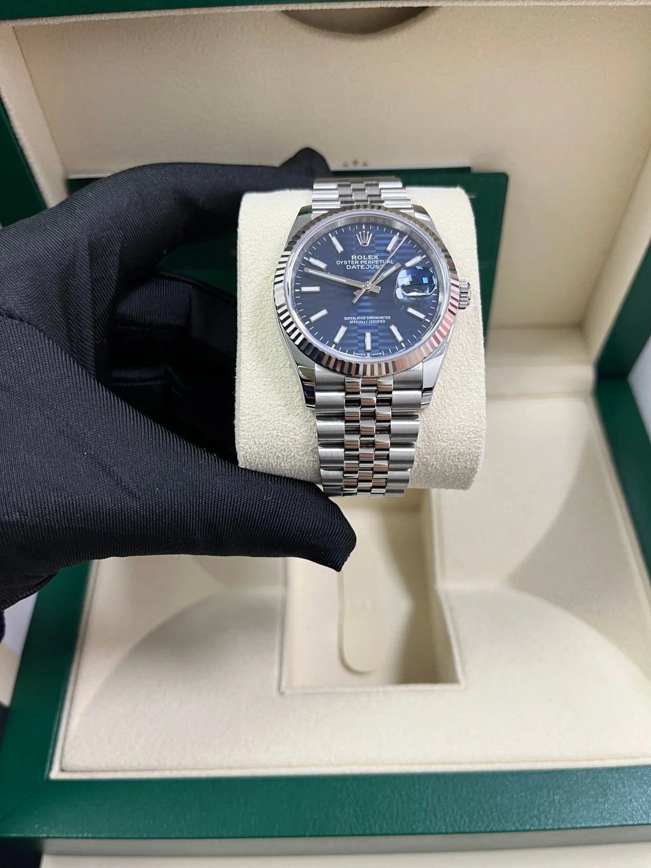 DateJust 41 mm Blu