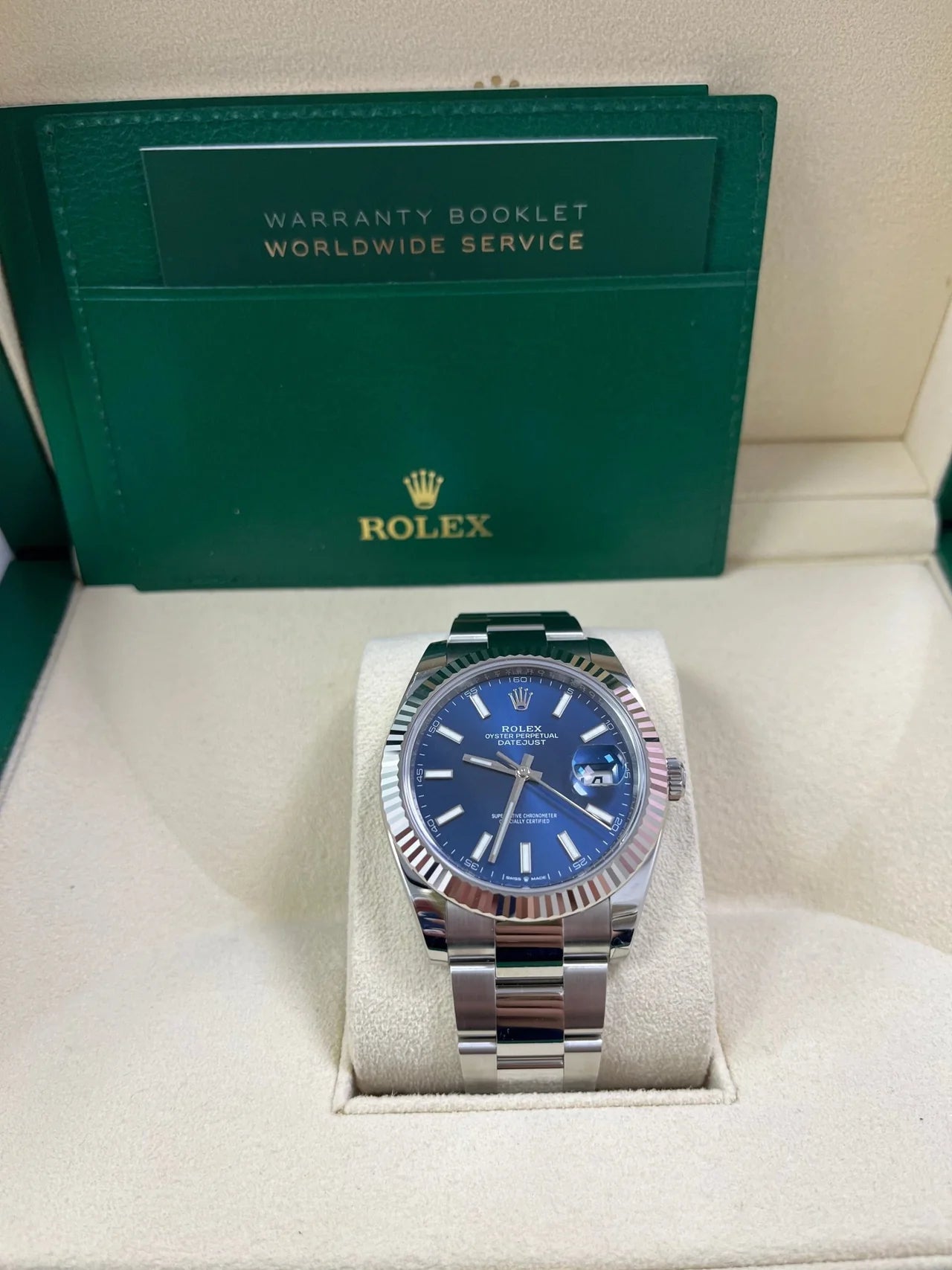 Datejust 41 mm Blu